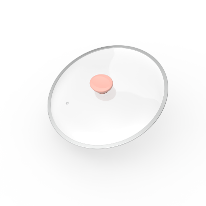 صورة غطاء زجاجي مدور 24سم